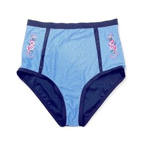 Marilyn Monroe Swimwear High-Waisted Bikini Bottom Denim Plus Size 1X NWT $50.00